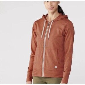 VUORI HALO PERFORMANCE HOODIE Pink Salmon Color Size S